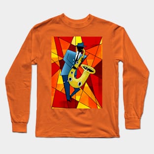 Jazz Musician Long Sleeve T-Shirt